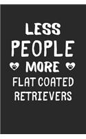 Less People More Flat Coated Retrievers