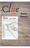 Clue score sheets
