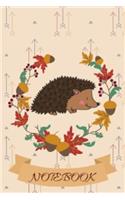 Cute Hedgehog Notebook