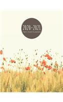 2020-2021 Two Year Planner: Whimsical Poppy Planner January 1, 2020 to December 31, 2021 Weekly & Monthly Planner + Calendar Views Flower 2 Year Calendar 24 Month Agenda Planne