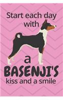 Start each day with a Basenji's kiss and a smile: For Basenji Dog Fans