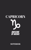 Capricorn Awesome by Nature Notebook