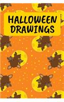 Halloween Drawings: Sketch Book For All Hallows Eve For Adults And Kids