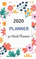 2020 Planner: 2020 Planner for 52 weeks will help you plan for the year. size 6 x 9 inche