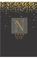 Personalised 2020 Diary Week To View Planner