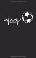 Fußball: Notebook Fußball Notizbuch Soccer Planer Fußballer Journal 6x9 liniert