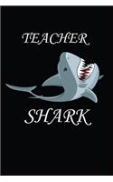 Teacher Shark: A hiking planner gift for shark lover teacher.