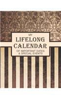 My Lifelong Calendar of Important Dates & Special Events: Perpetual Calendar Date keeper Reminder for Birthdays, Anniversaries and Memories