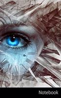 Notebook: Fantasia, Surreale, Gli Occhi, Il Tempo taccuino / agenda / quaderno delle annotazioni / diario / libro di scrittura / carnet / zibaldone - 6 x 9 po