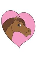 2020 Weekly Planner Horse Illustration Equine Horse Pink Heart 134 Pages: 2020 Planners Calendars Organizers Datebooks Appointment Books Agendas