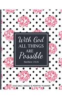 2020 Daily, Weekly and Monthly Planner: Christian Religious 12 Month Personal Organizer Book with Bible Verses - Calendar Agenda & Schedule Diary with Bible Quotes(1 January 2020 - December 2020 Yearly Journal)