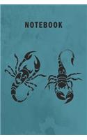 Notebook: Composition Notebook For Scorpion Lovers - Journal for Writing - College Ruled Blank Lined Size 6" x 9" 110 Pages Gift for Holidays Present for Than(27 Scorpion Lovers Notebook)