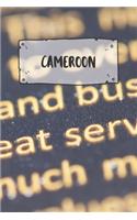 Cameroon: Ruled Travel Diary Notebook or Journey Journal - Lined Trip Pocketbook for Men and Women with Lines