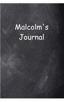 Malcolm Personalized Name Journal Custom Name Gift Idea Malcolm