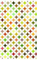 Bullet Journal: Geometric Pattern in Autumn Colors - Notebook with 160 Dot Grid Pages