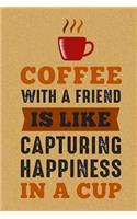 Coffee with a Friend Is Like Capturing Happiness in a Cup