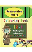 Subtraction Facts Colouring Book 12-1