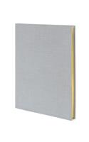 Weskin Lined Cloth Notebook - Grey Medium: (Weskin)