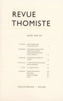 Revue Thomiste - 1/2013