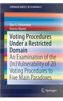 Voting Procedures Under a Restricted Domain