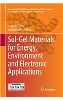 Sol-Gel Materials for Energy, Environment and Electronic Applications