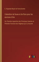 Calendrier de faune et de flore pour les environs d'Aix