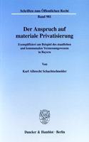Der Anspruch Auf Materiale Privatisierung