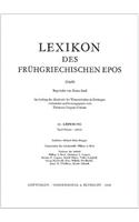 Lexikon des fruhgriechischen Epos Lfg. 23: Triptolemos -- pheugw