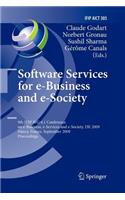 Software Services for E-Business and E-Society