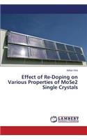 Effect of Re-Doping on Various Properties of MoSe2 Single Crystals