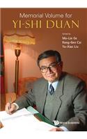 Memorial Volume for Yi-Shi Duan