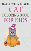 Halloween Black cat Coloring Book For Kids