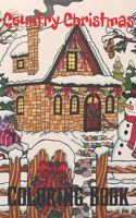 Country Christmas Coloring Book: Christmas Coloring Book for Adults Relaxation