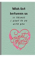 Wish list between us