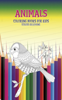 Stress Relieving Coloring Books for Kids - Animals