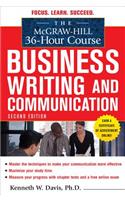 McGraw-Hill 36-Hour Course in Business Writing and Communication, Second Edition