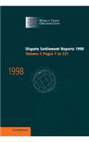 Dispute Settlement Reports 1998: Volume 1, Pages 1-231