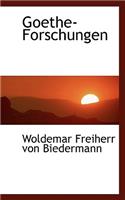 Goethe-Forschungen