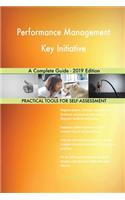 Performance Management Key Initiative A Complete Guide - 2019 Edition