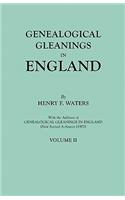 Genealogical Gleanings in England. Abstracts of Wills Relating to Early American Families, with Genealogical Notes and Pedigrees Constructed from the: (English)