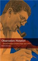 Observation: Notation