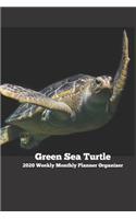 Green Sea Turtle 2020 Weekly Monthly Planner Organizer