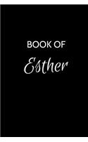 Book of Esther: A Gratitude Journal Notebook for Women or Girls with the name Esther - Beautiful Elegant Bold & Personalized - An Appreciation Gift - 120 Cream Line