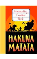 Handwriting Practice Book