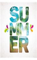 Simple Summer notebook