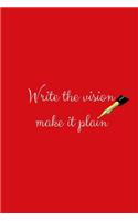 Write the Vision Make It Plain