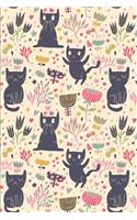 Notebook: Cat Cover Notebook / 120 Lined Pages / Size 6 x 9 / Ideal as a diary, bullet journal, recipe book, etc.