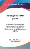 Ritualgesetze Der Juden