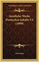 Samtliche Werke Poetischen Inhalts V4 (1898)