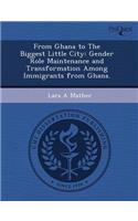 From Ghana to the Biggest Little City: Gender Role Maintenance and Transformation Among Immigrants from Ghana